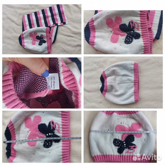 Шапки/шлемы/комплекты на девочку new/бу