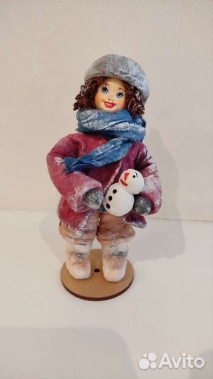 Ватные игрушки на елку