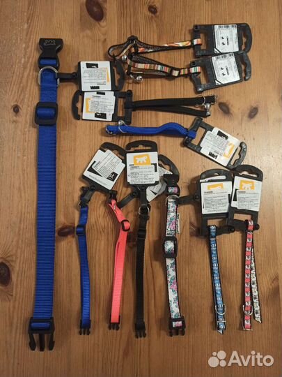 Ошейники и поводки для собак. Остатки. Новое