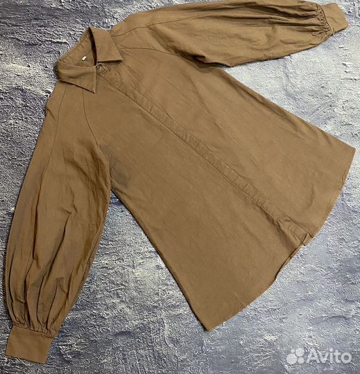 Льняная рубашка женская