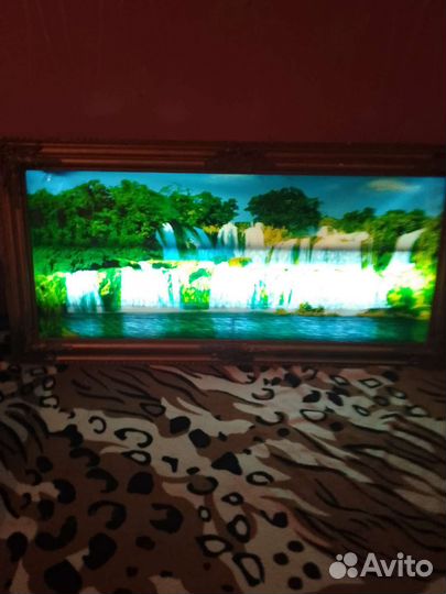 Картина светильник