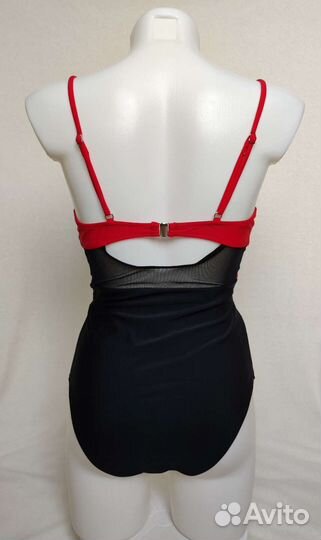 Купальник закрытый женский, S (42-44) с сеткой