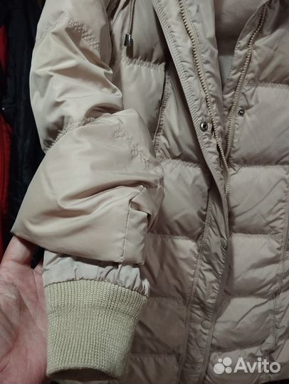 Пуховик женский 48 50,светлый,чистый