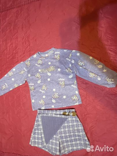 Детские вещи на девочку пакетом 122-128