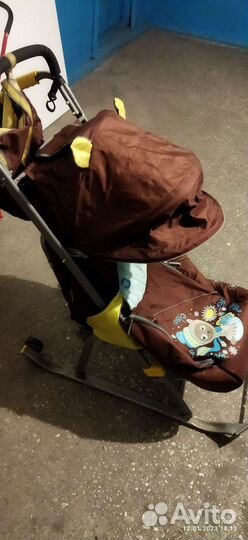 Санки коляска ника