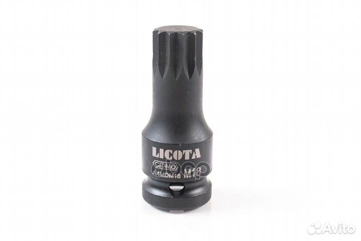 Головка Spline ударная 1/2, M18 для болта задней