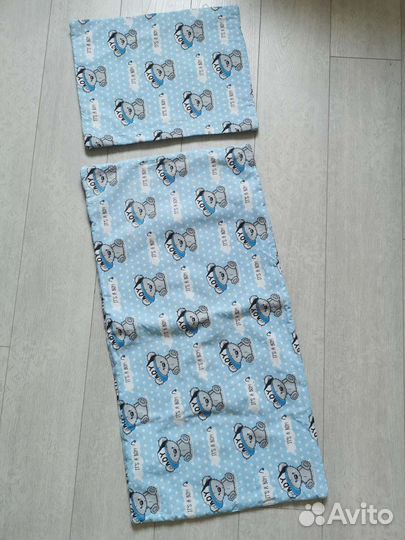 Комплект в коляску подушка матрас