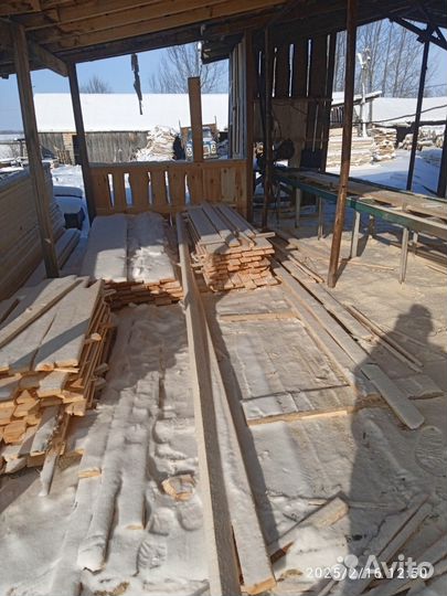 Доска обрезная сосна 50х150х6000