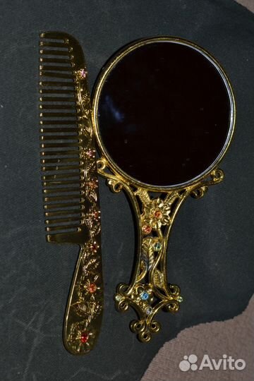 Декоративные зеркальце+расческа