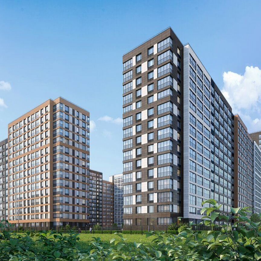 2-к. квартира, 68,1 м², 2/18 эт.