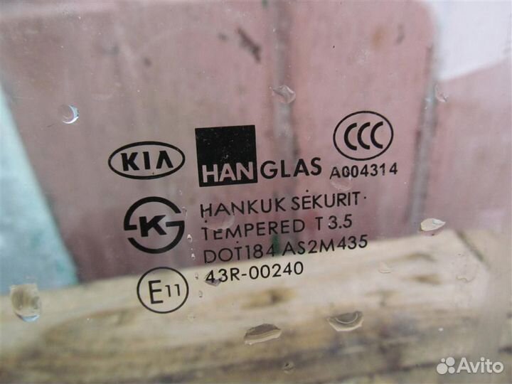 Стекло двери передней левой Kia sorento I BL 200