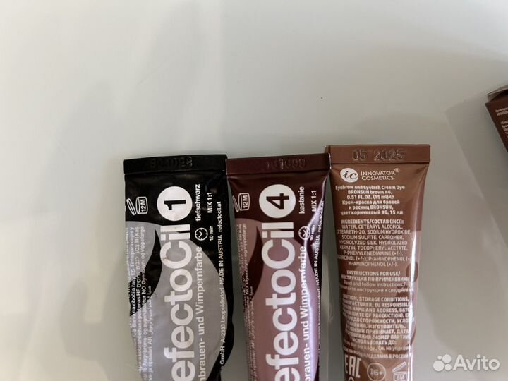 Краска для бровей bronsun и RefectoCil