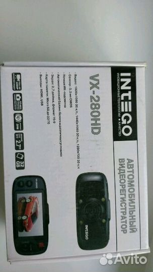 Видео регистратор intego VX-280 HD