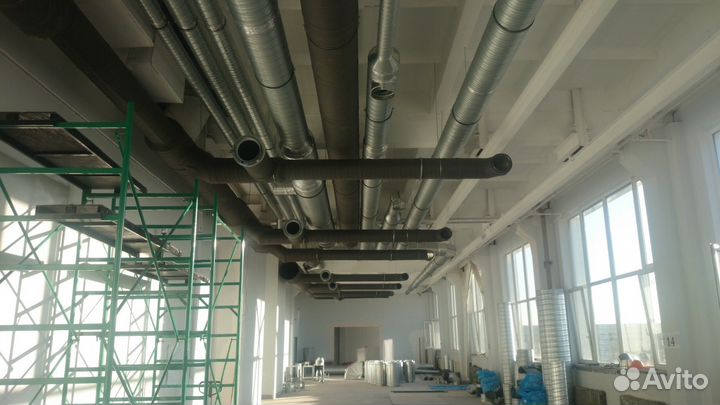 Монтаж вентиляции и кондиционирования