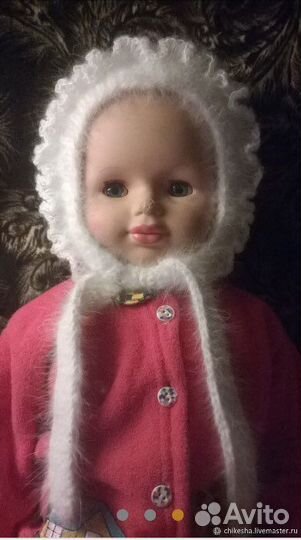 Шапка детская пуховая зимняя для девочки