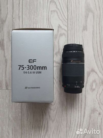 Объектив Canon EF 75-300mm f/4-5.6 lll USM
