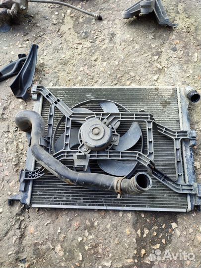 Nissan almera g15 вентилятор радиатора