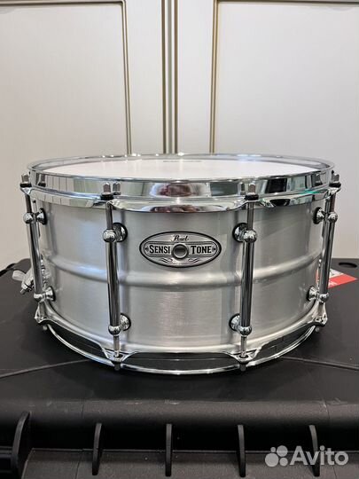 Pearl sensitone 14x6.5 алюминиевый малый барабан