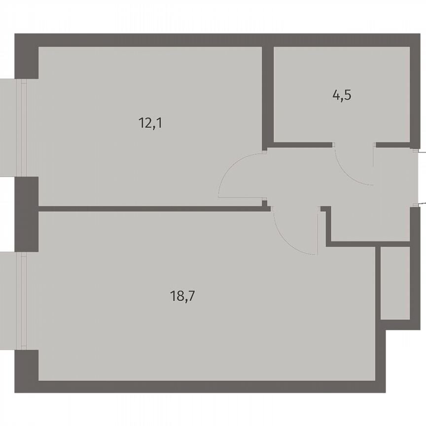 1-к. квартира, 39,2 м², 3/8 эт.