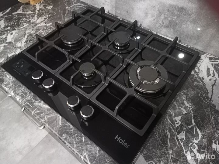 Газовая варочная панель Haier HHX-G64cwsb