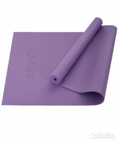 Коврик для йоги и фитнеса FM-101, PVC