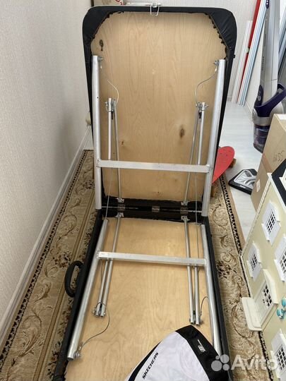 Кушетка для косметолога складная черная