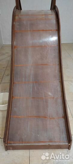 Детская деревянная горка