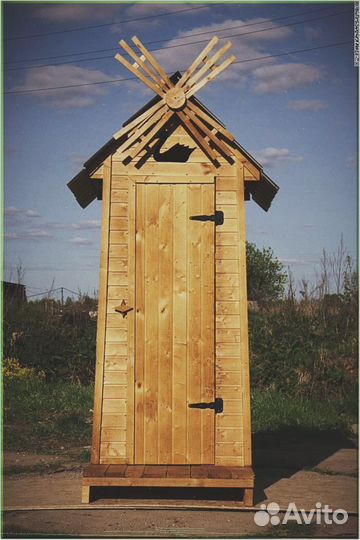 Дачный туалет с кошкой OTZ