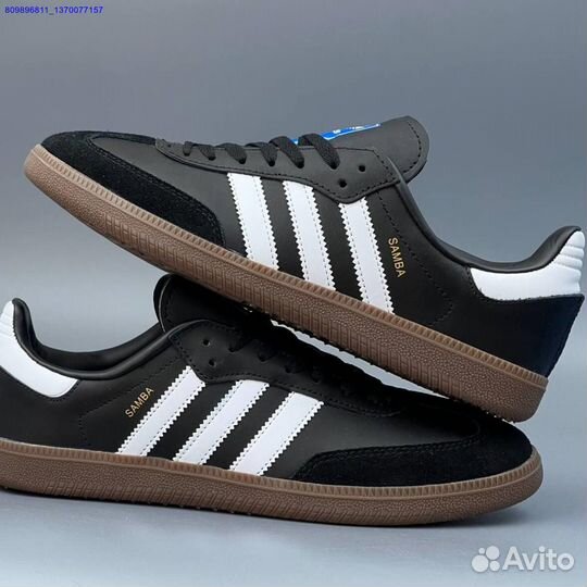 Кроссовки Adidas Samba Black (Арт.78767)