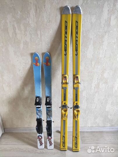 Горные лыжи с ботинками