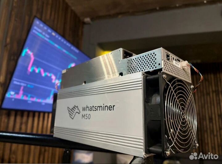 Майнер Whatsminer M50 120th / с видеоотчётом
