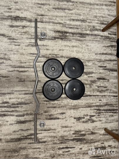 Штанга EZ 55кг