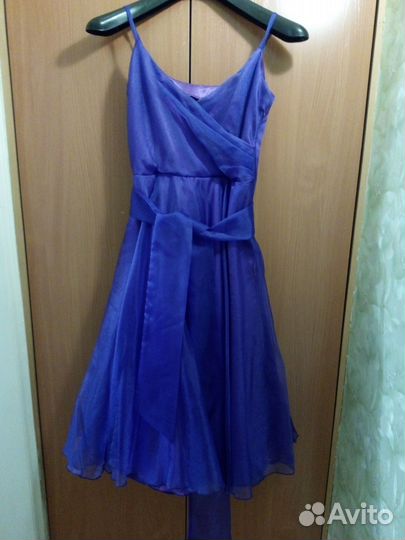 Платье сиреневое