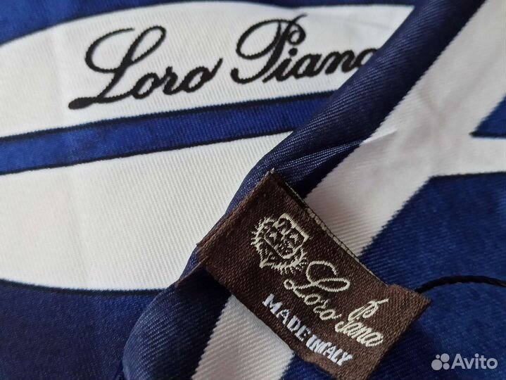 Платок Шелковый Loro Piano яркий новый