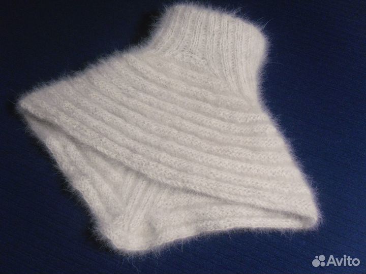 Манишка женская из собачьей шерсти Николь