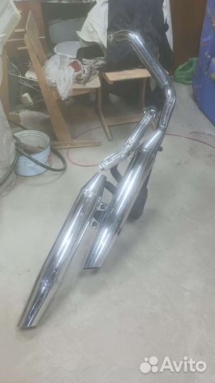 Глушитель на мотоцикл suzuki Intruder 1500