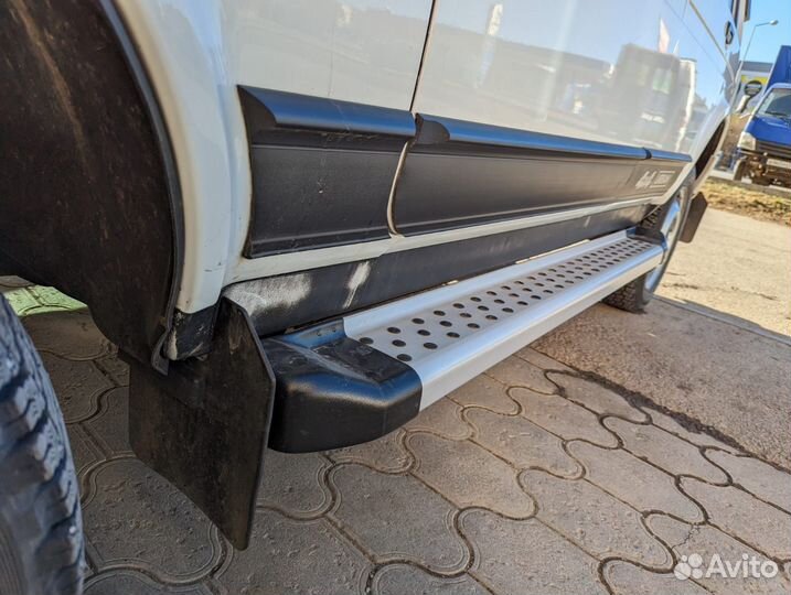 Пороги для Ваз Нива 2131 длинная, Бумер серые