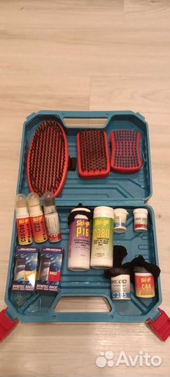 Порошки, эмульсии, парафины, щётки, накатки