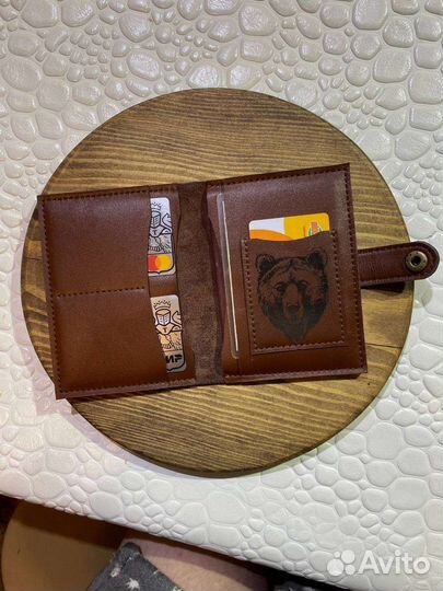 Обложка для документов из натуральной кожи