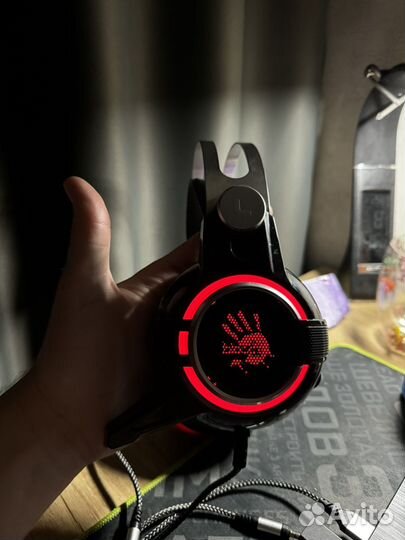 Игровые наушники A4Tech Bloody M425 Black