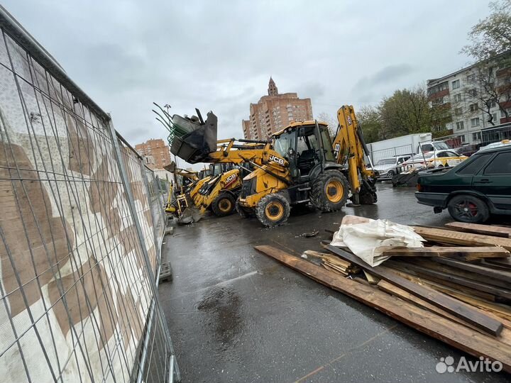 Услуги экскаватора погрузчика jcb