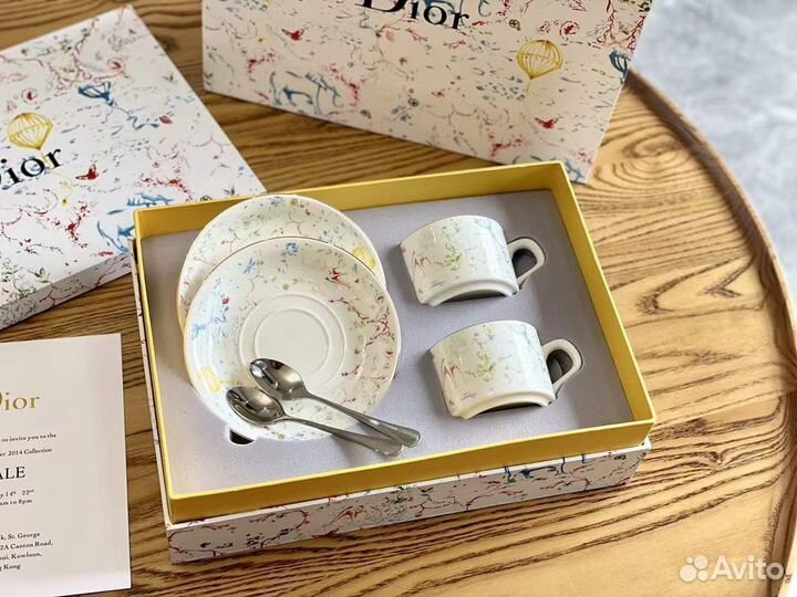 Чайный/кофейный сервиз Dior/сервиз Диор