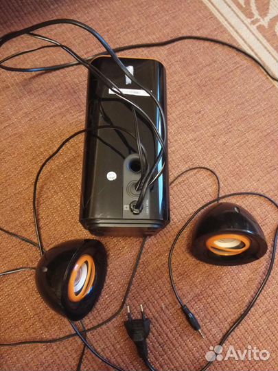 Рабочие колонки с сабвуфером Defender 2.1