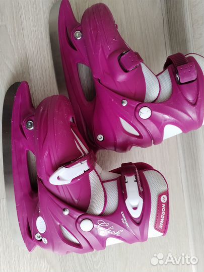 Коньки детские раздвижные 34 37