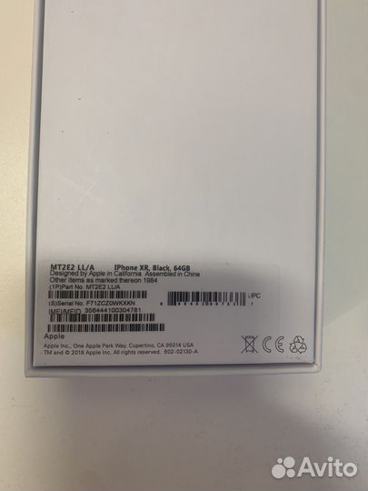 Телефон iPhone xr