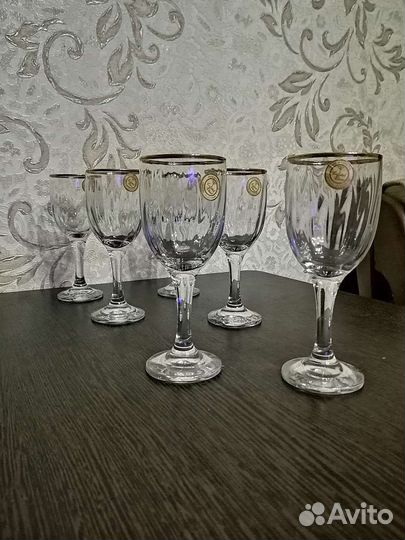 Бокал фужер для вина воды новые Турция 6, 12штук