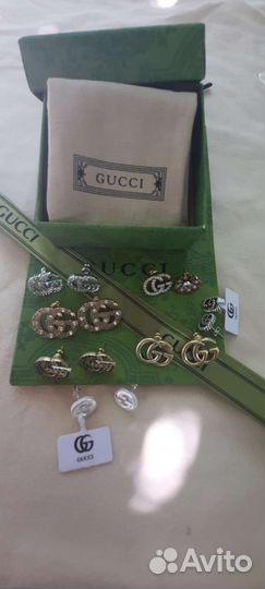 Серьги gucci