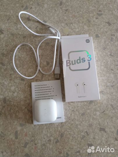 Наушники TWS Xiaomi Redmi Buds 3 белые