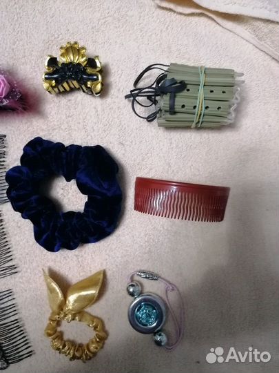 Резинка для волос, заколки