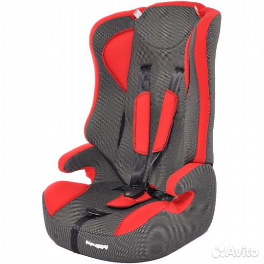 Автокресло 9-36кг Мишутка (Метеор) 513 красный